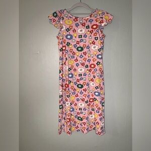 Hanna Andersson pink floral patterned dress